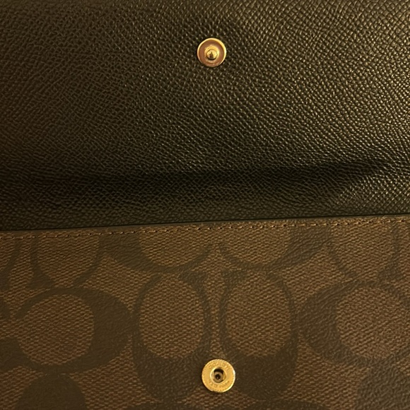 EUC Coach Trifold Wallet, Brown - Picture 7 of 10